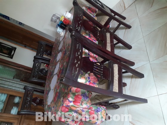 Dining Table set with 6 chairs